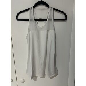 NWT‎ Eleven By Venus Williams Collegiate White Tank Cutout Mesh Women's Medium